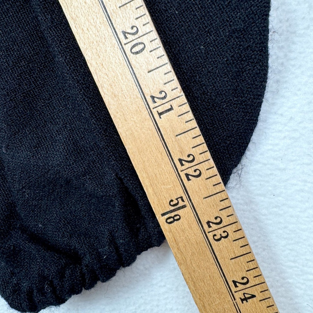 Andes Artesanias Vintage Wool Cotton Patchwork Henley Pullover‎ Sweater Black L - Picture 8 of 10